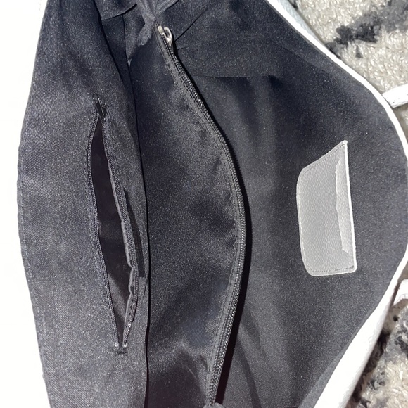 Large Gray Leather Massimo Castelli Tote Shoulder Purse Made in Florence Italy - Picture 9 of 13